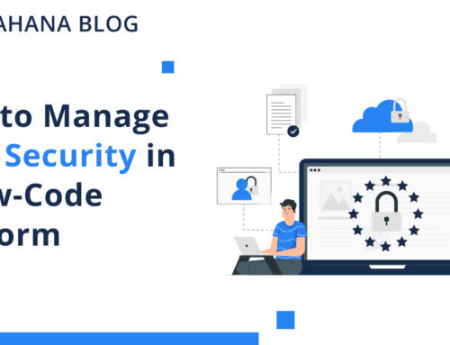 How to manage data security in a Low-Code platform