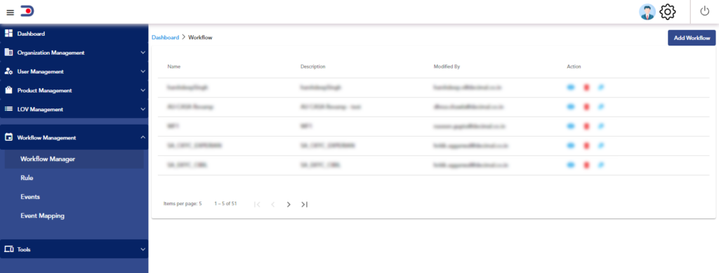 Decimal's Workflow Manager